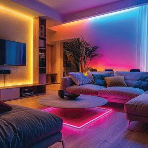 CONTROLLABLE RGB MOOD LIGHTING